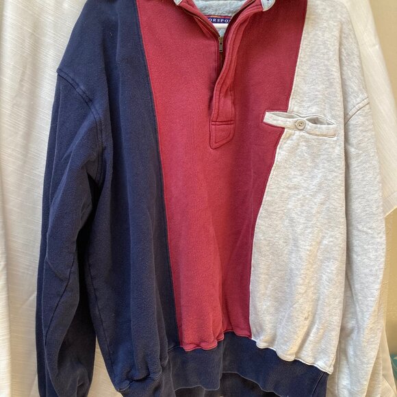 Red White Blue Sweatshirt - Picture 1 of 2